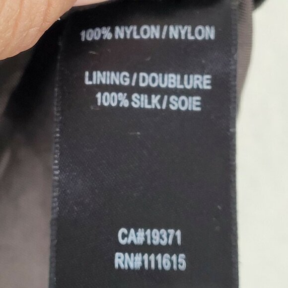 Robert Rodriguez Sz 2 Off The Shoulder Top Lace Over Silk Brown Circle Design - Picture 8 of 11